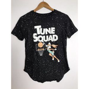 Juniors Space Jam Lola Bunny Tune Squad T-Shirt Black Size L (11-13) (Women's S)
